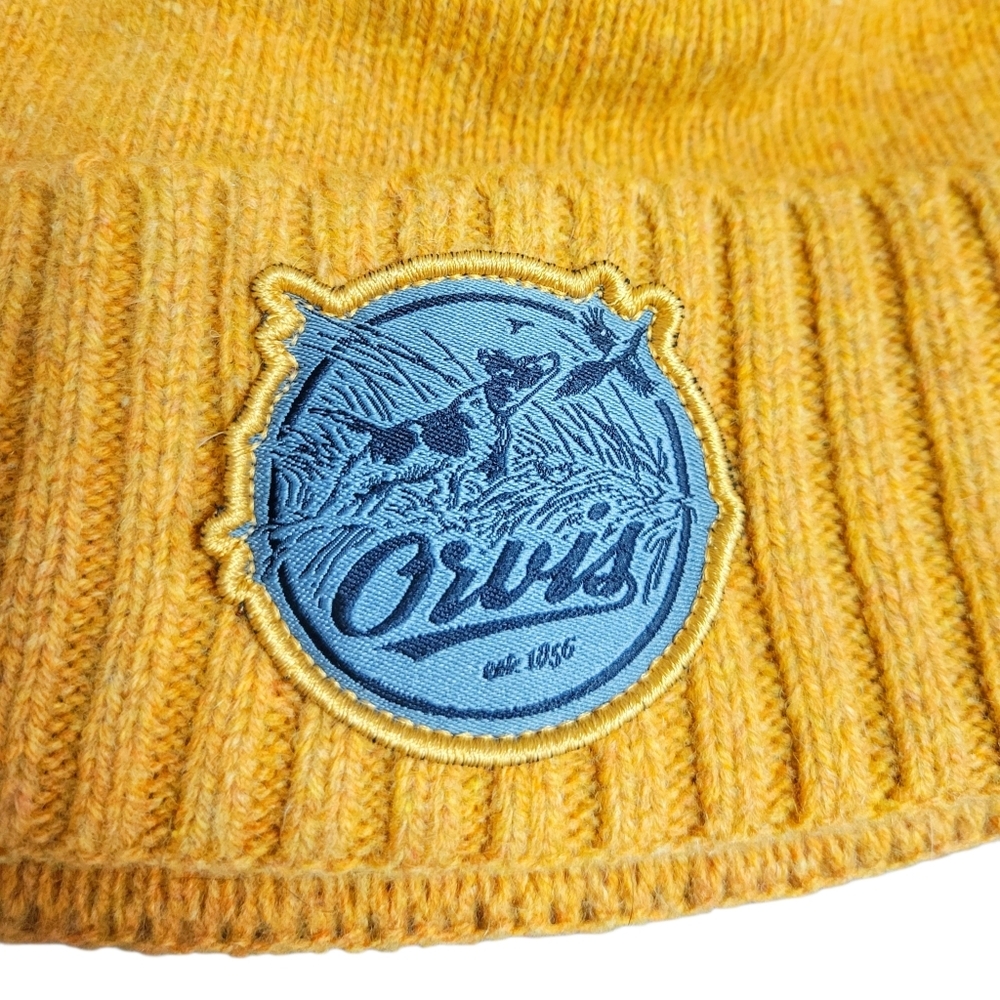 Orvis // M's Recycled Wool Beanie // Heathered Goldmine